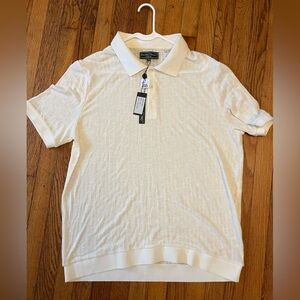 NWT men’s super soft buttery rayon polo by Paisley and Gray XXL slim fit